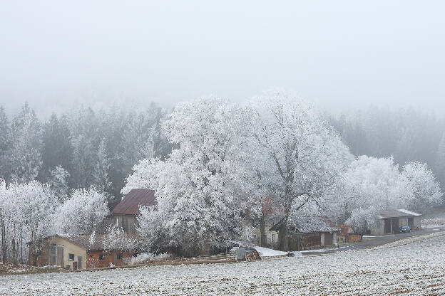 Einsamer Bauernhof